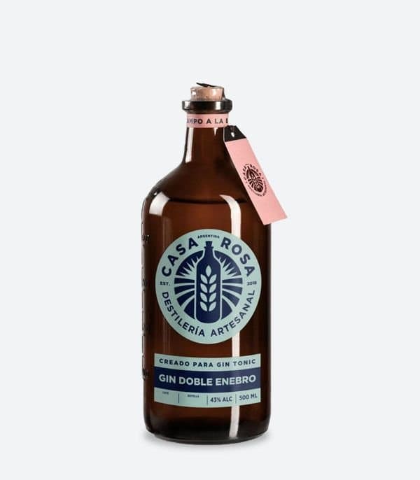 Gin Casa Rosa Doble Enebro 500 ml
