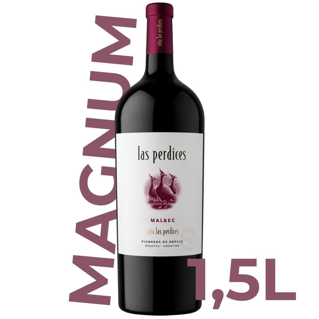 Vino Perdices Varietal Malbec Magnum 1,5L | Grandes formatos