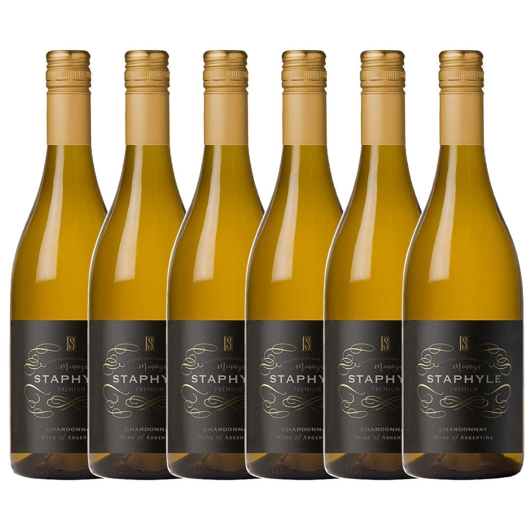 Vino Staphyle Premium Reserva Chardonnay x6 | Caja Cerrada