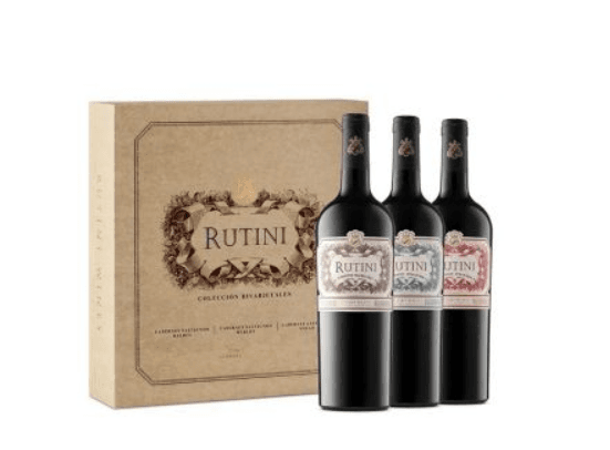 ESTUCHE RUTINI CABERNET – MALBEC/CABERNET – MERLOT/CABERNET – SYRAH