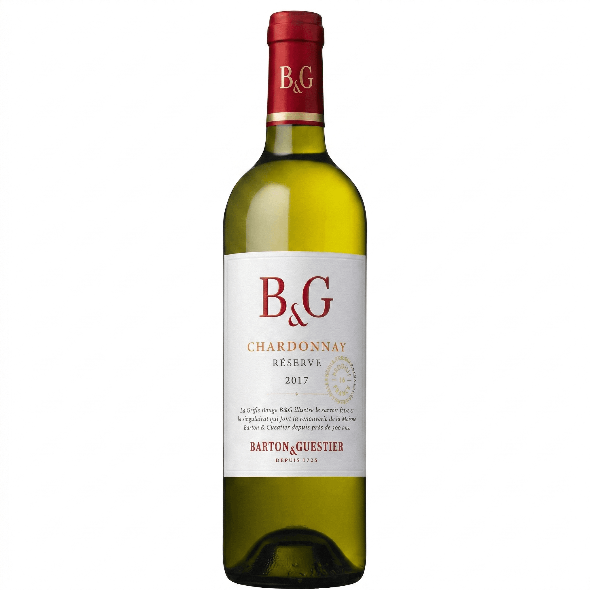 B&G Chardonnay Réserve 2024 – Uva: Chardonnay.
