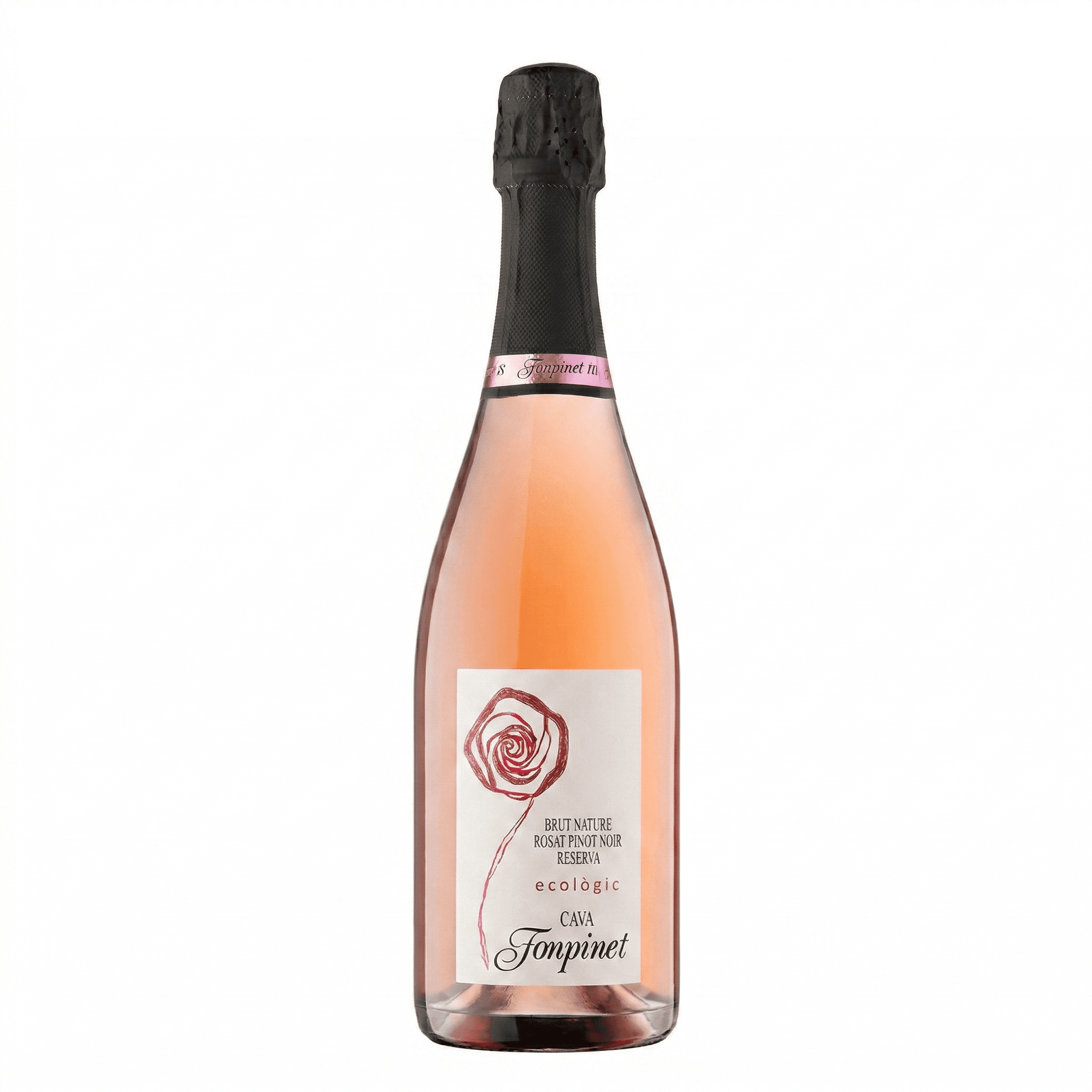 Fonpinet Brut Nature Rosat Reserva (Cava) – Uva: Pinot Noir.