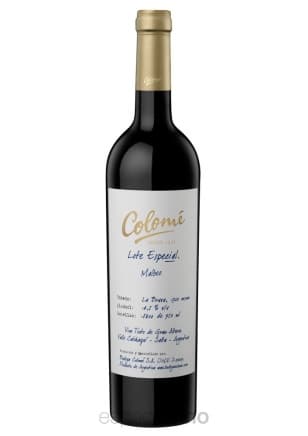 Colome Lote E. Malbec Brava 750 cc.