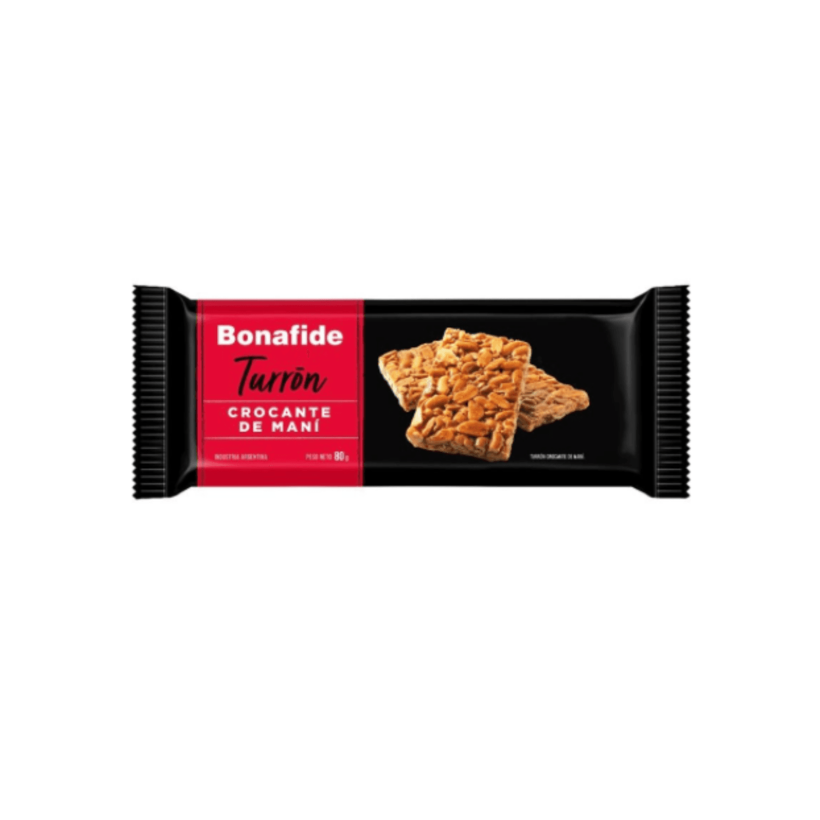 Turrón crocante maní Bonafide 80 gr