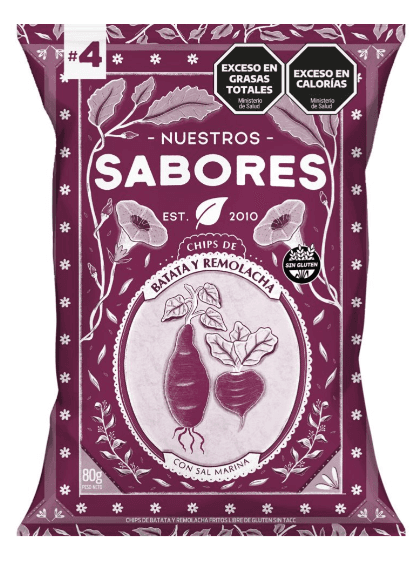 Chips de Remolacha & Batata c/sal marina x 80g