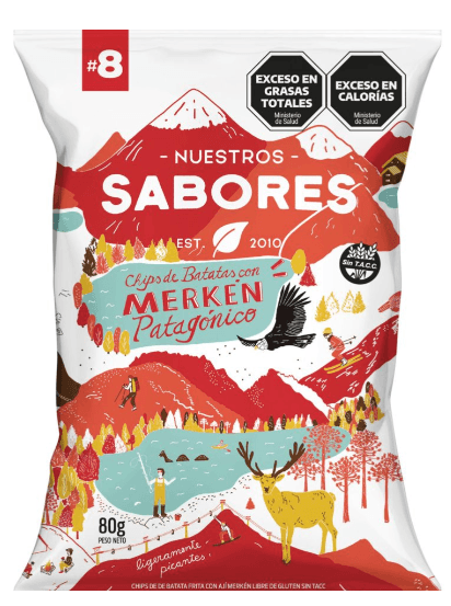 Chips de Batata con Merken x 80g