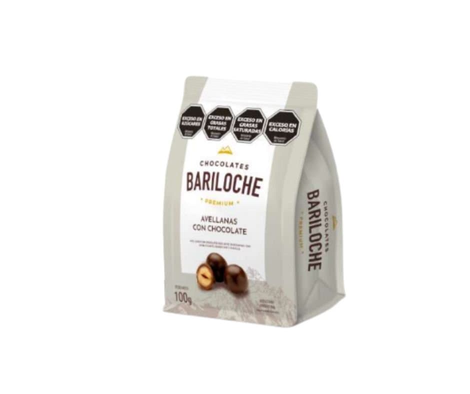 Avellanas con chocolate Bariloche 100g
