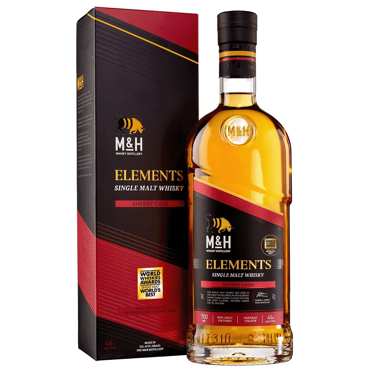 M&H Elements Sherry Cask 700ml