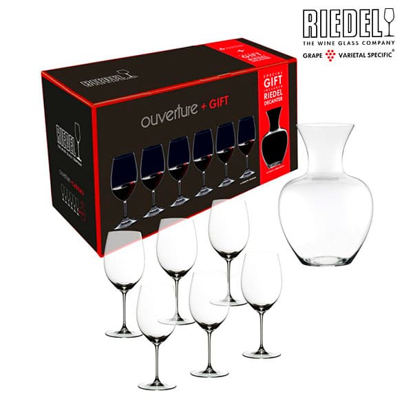 Decantador Riedel + 6 Copas