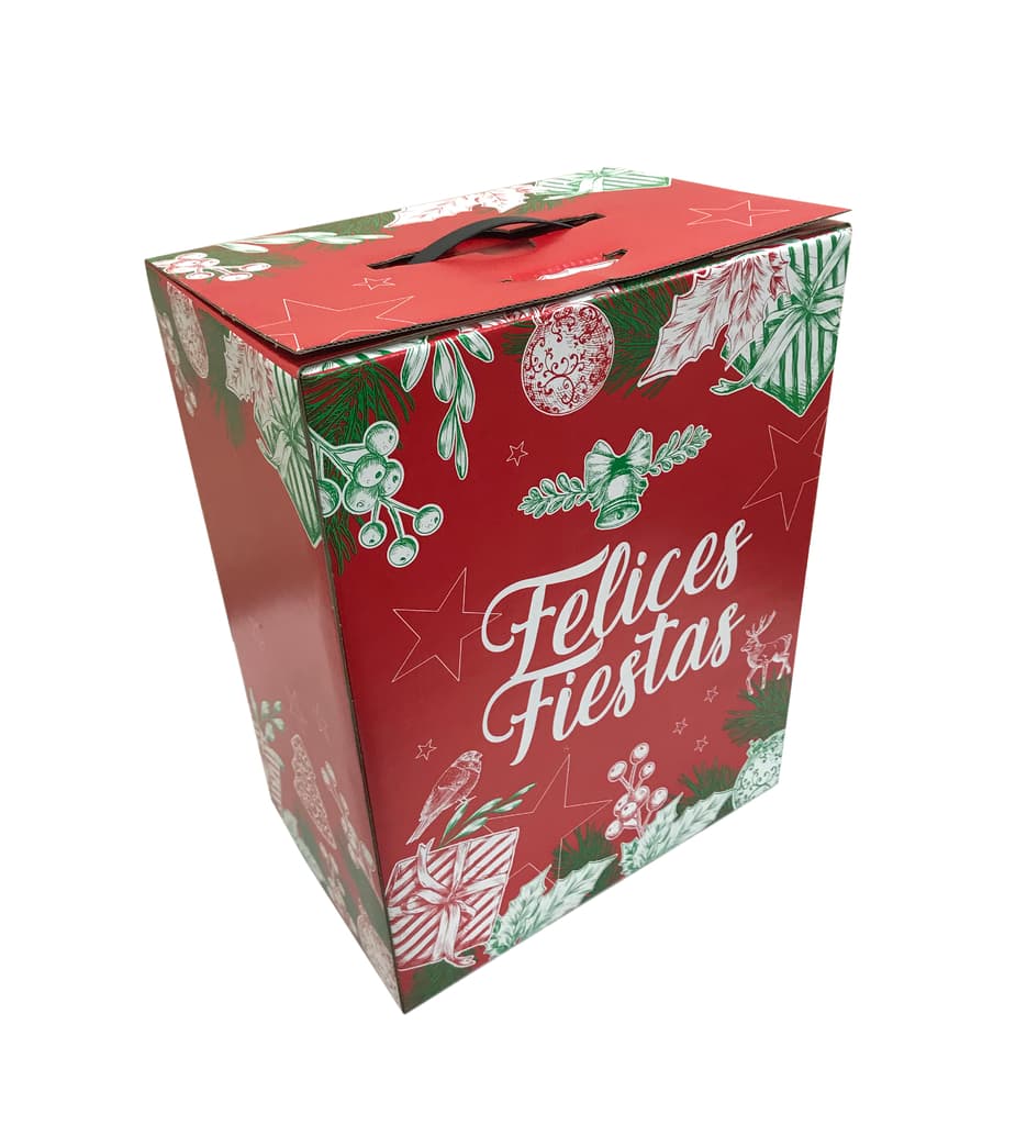 Caja Navideña Dorada