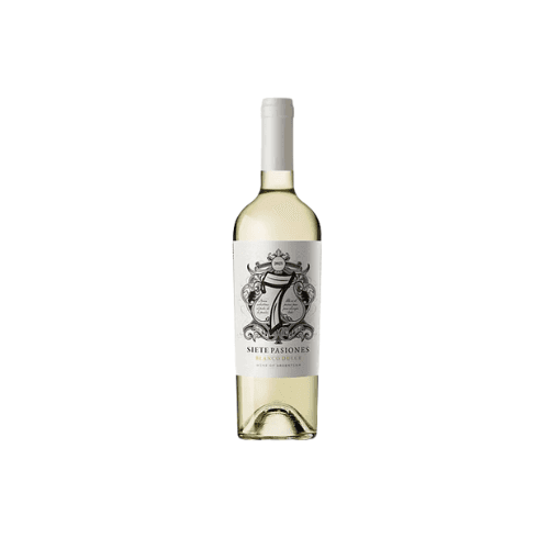 Vino Blanco 7 Pasiones Torrontes Dulce Natural 750 cc