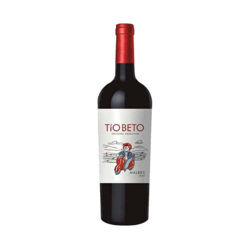 Botella de Vino Tinto Tío Beto Malbec x750cc