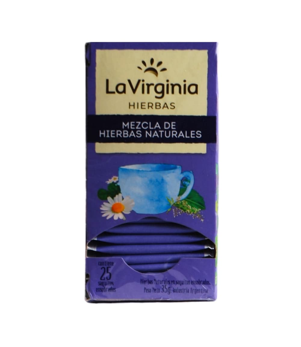 TE LA VIRGINIA TILO C/MANZANILLA Y CEDRON X 20 SAQ