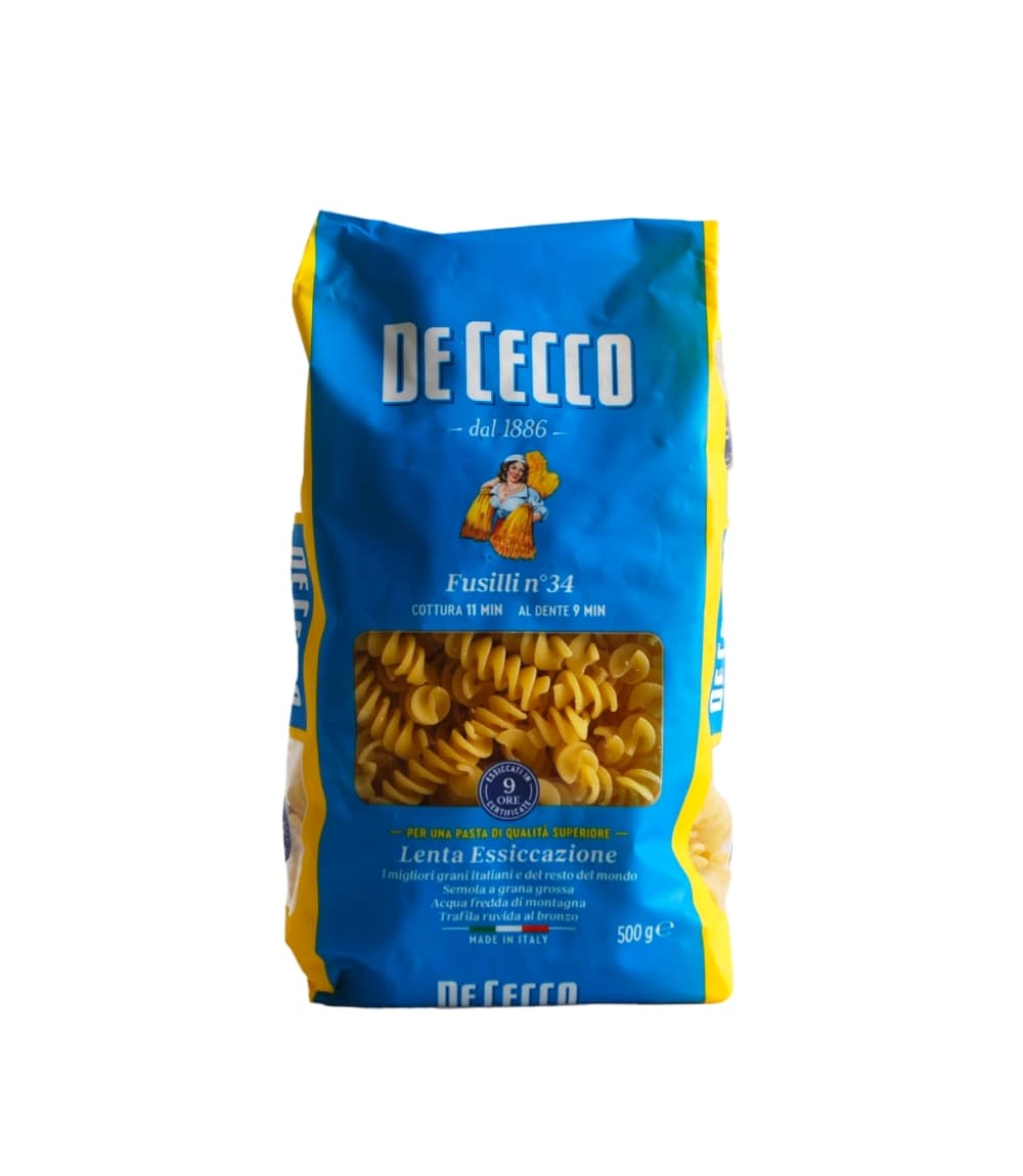 F. DE CECCO FUSILLI Nº34 X 500GR