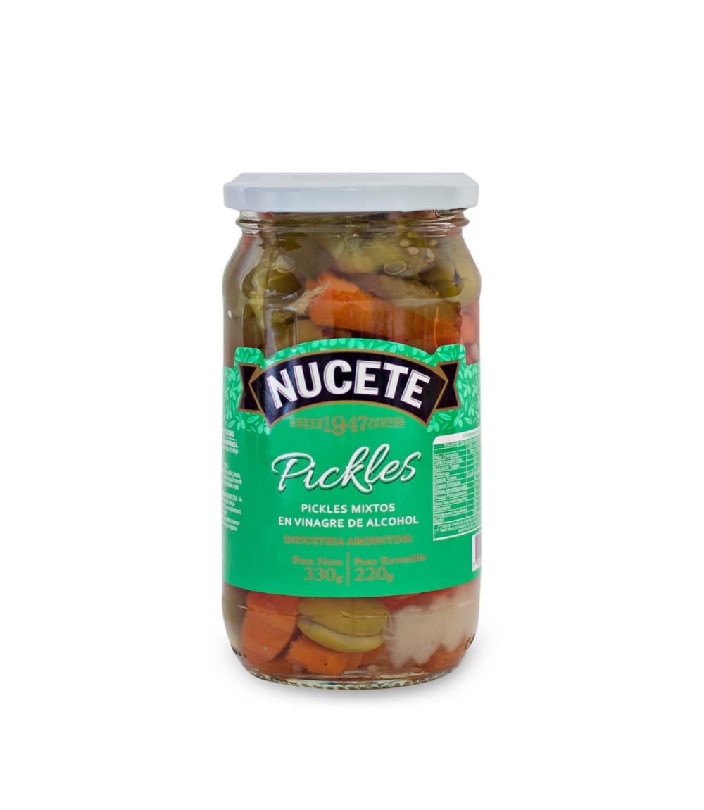 PICKLES NUCETE VINAGRE X 220G