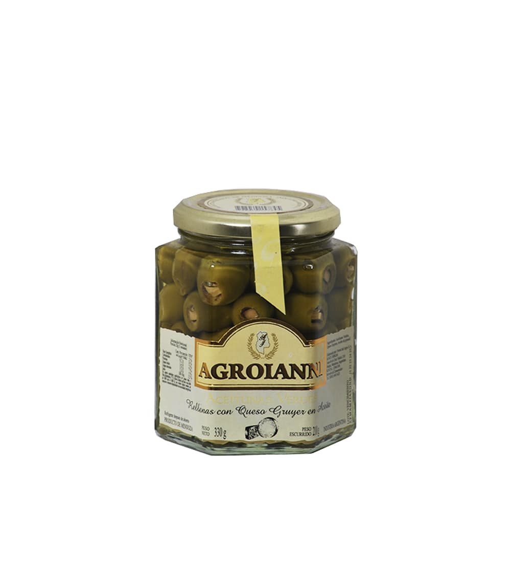 AGROIANNI ACEIT. RELL. C/GRUYERE X 330 GRS