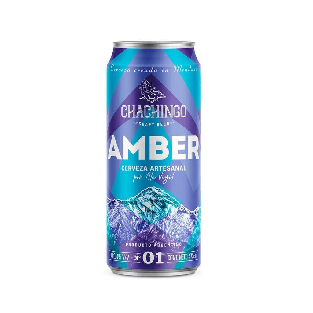 C. CHACHINGO AMBER ALE LATA X 473 CC
