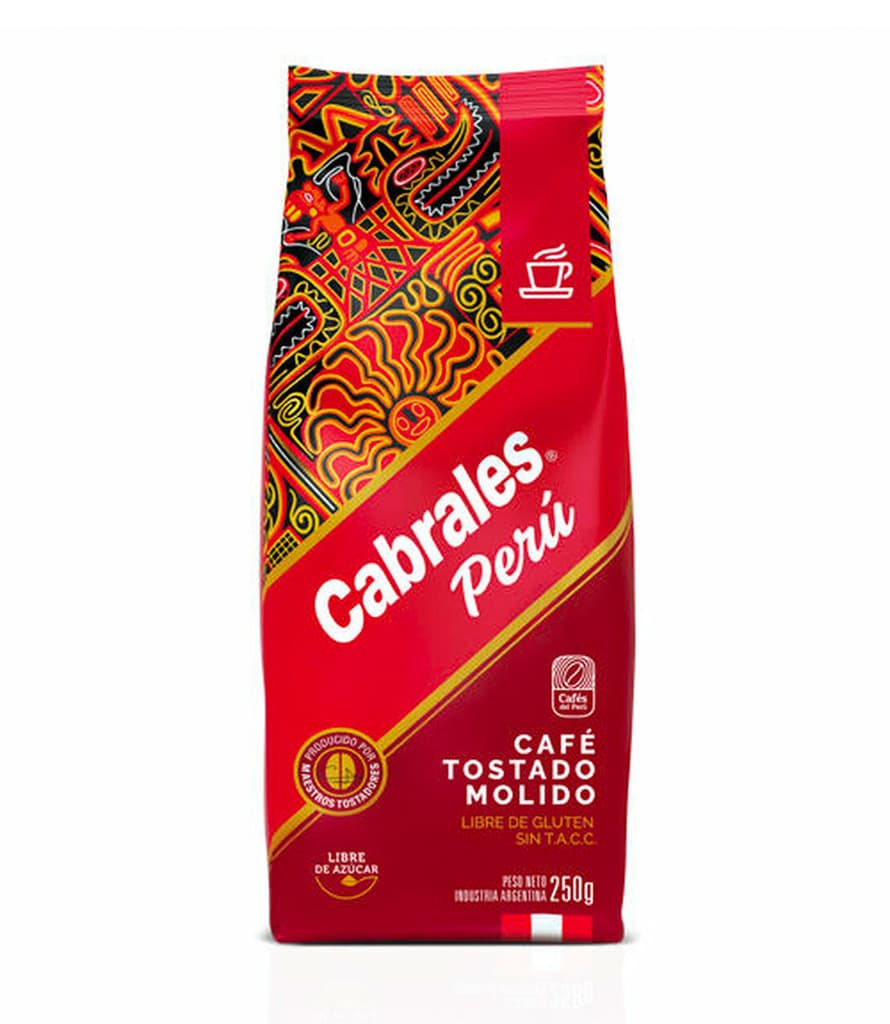 CABRALES PERU TOSTADO MOLIDO X 250 GRS