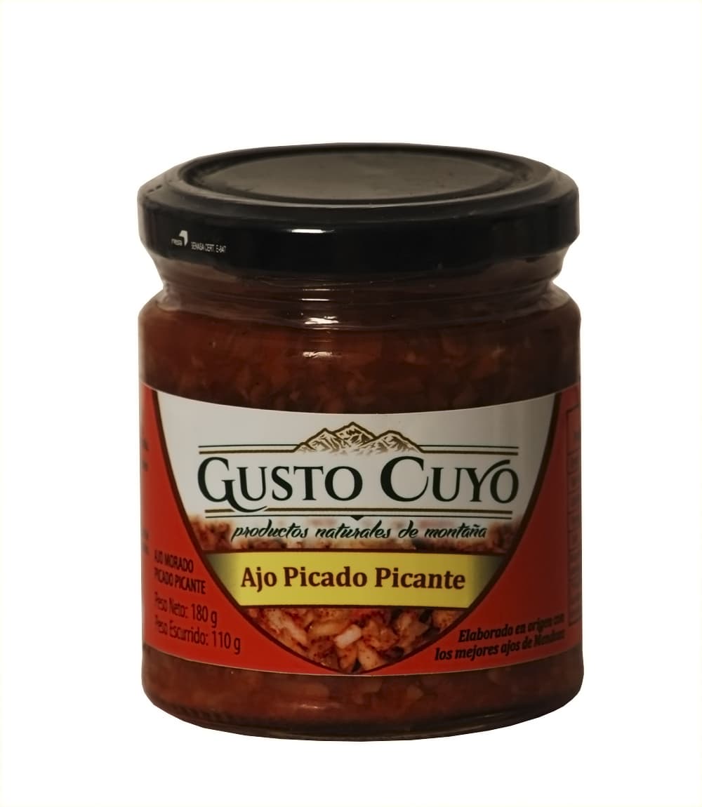 GUSTO CUYO AJO PICADO PICANTE X 110 GRS