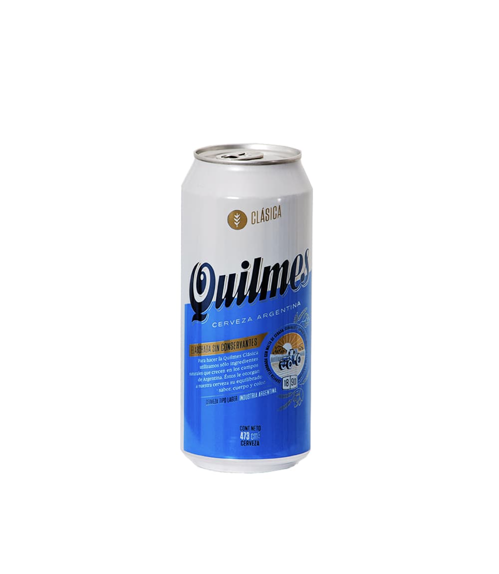 C. QUILMES CRISTAL LATA X 473 CC