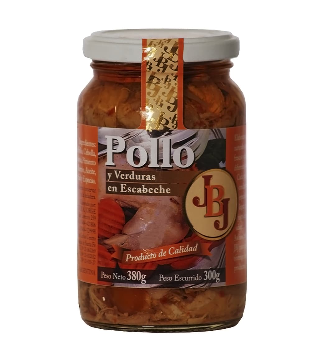 JBJ POLLO EN ESCAB X 380 GR