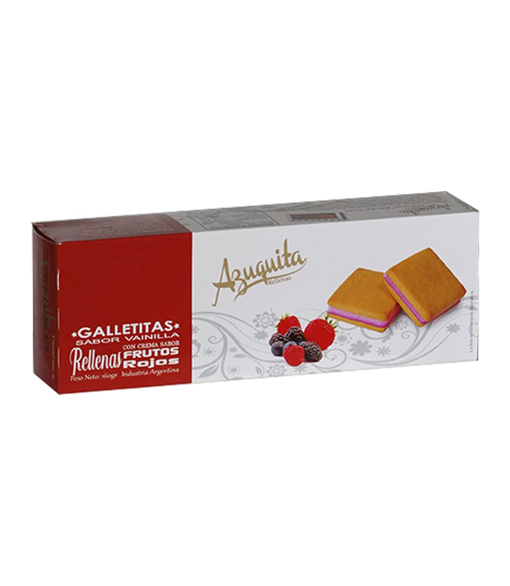 G. AZUQUITA VAINILLA RELL FRUT. ROJOS X160G