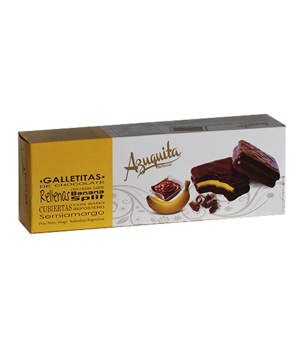 G. AZUQUITA CHOC. RELL BANANA SPLIT BAÑADA X 160GR