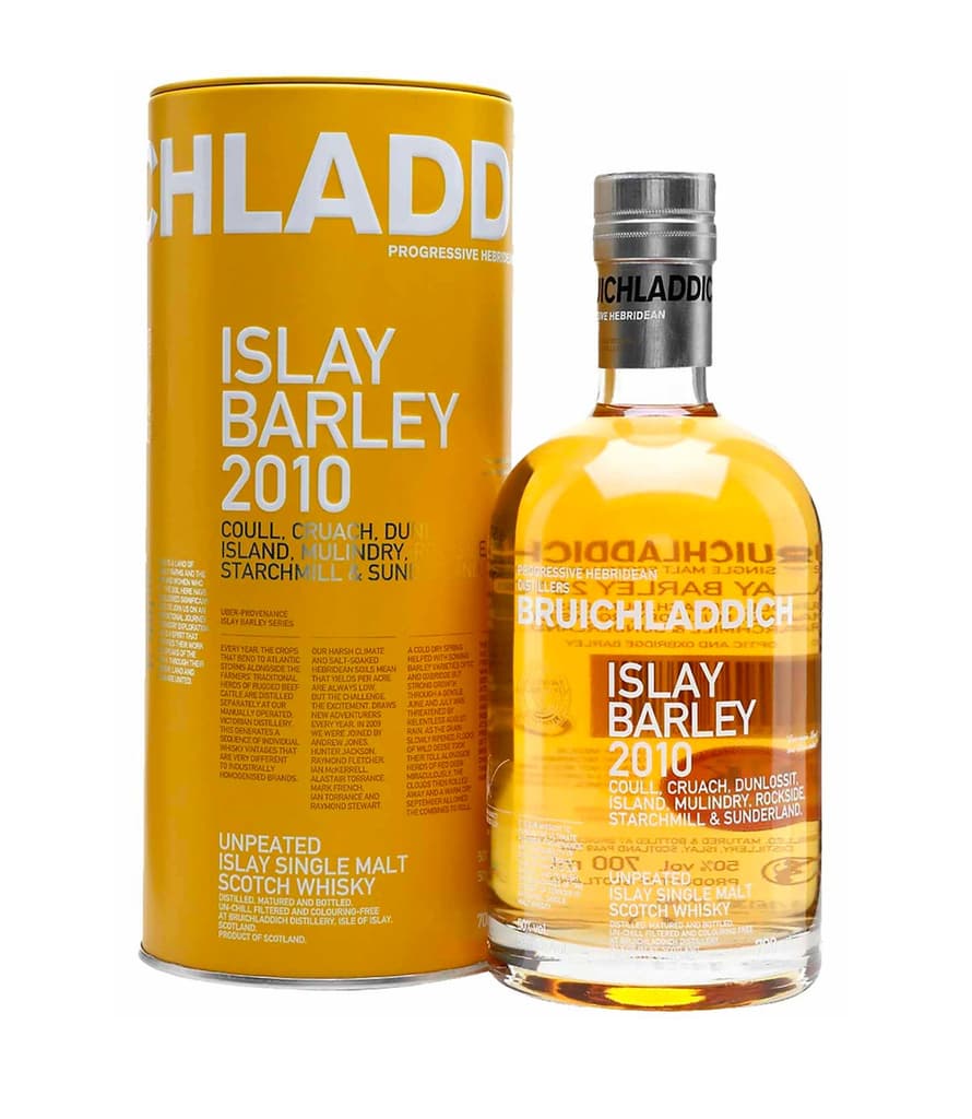 W. BRUICHLADDICH ISLAY BARLEY 2010 LATA X 700 ML