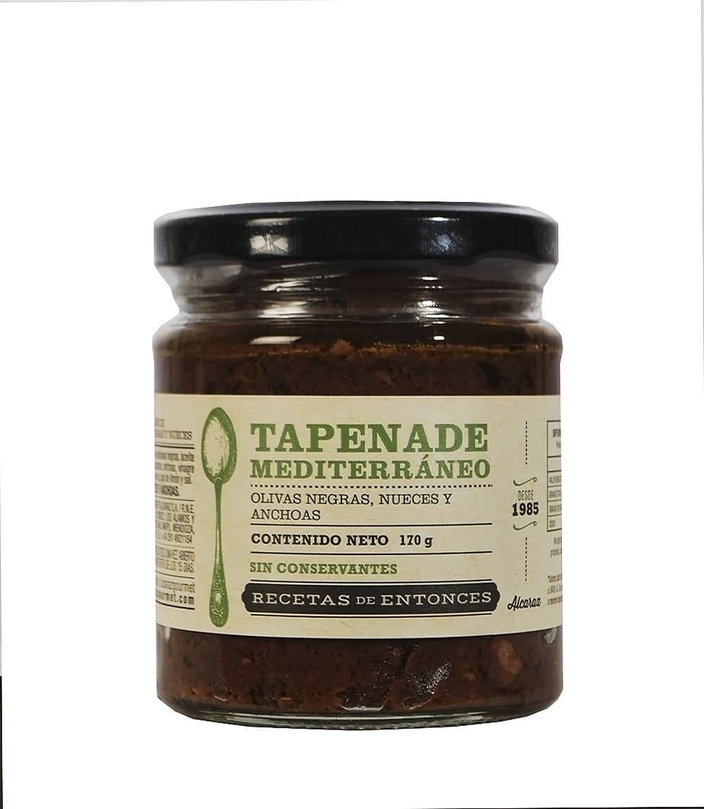 RECETAS DE ENTONCES TAPENADE MEDITERRANEO X 170 G