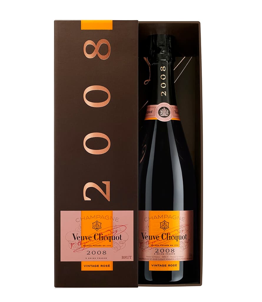 EST. CH. VEUVE CLICQUOT VINTAGE 2008 BRUT ROSE