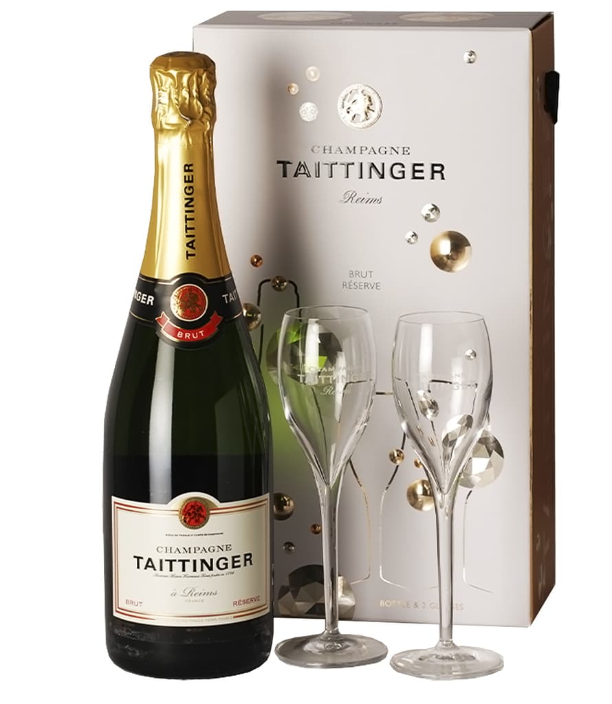 EST. CH. TAITTINGER CON 2 COPAS