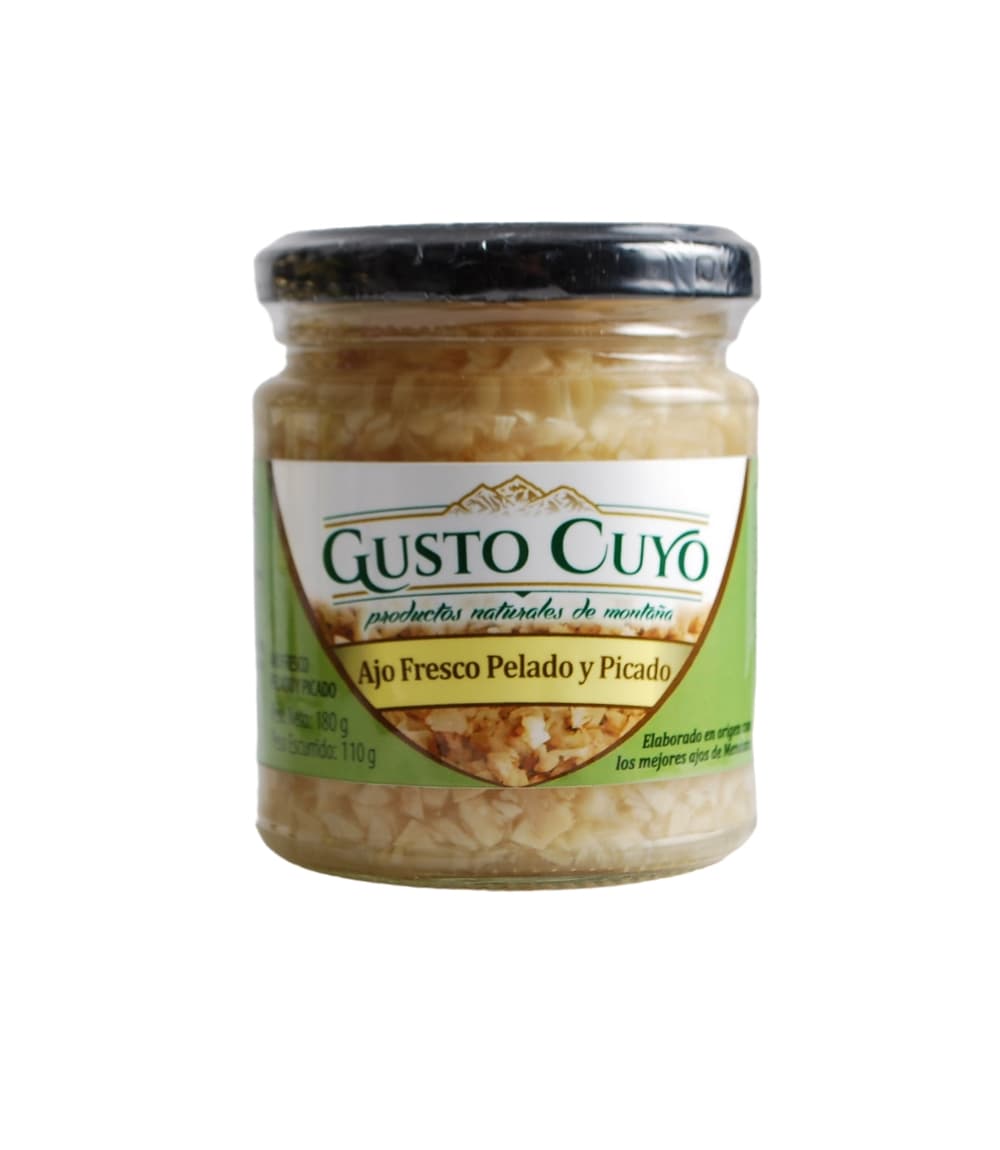 GUSTO CUYO AJO FRESCO PICADO X 180 GRS