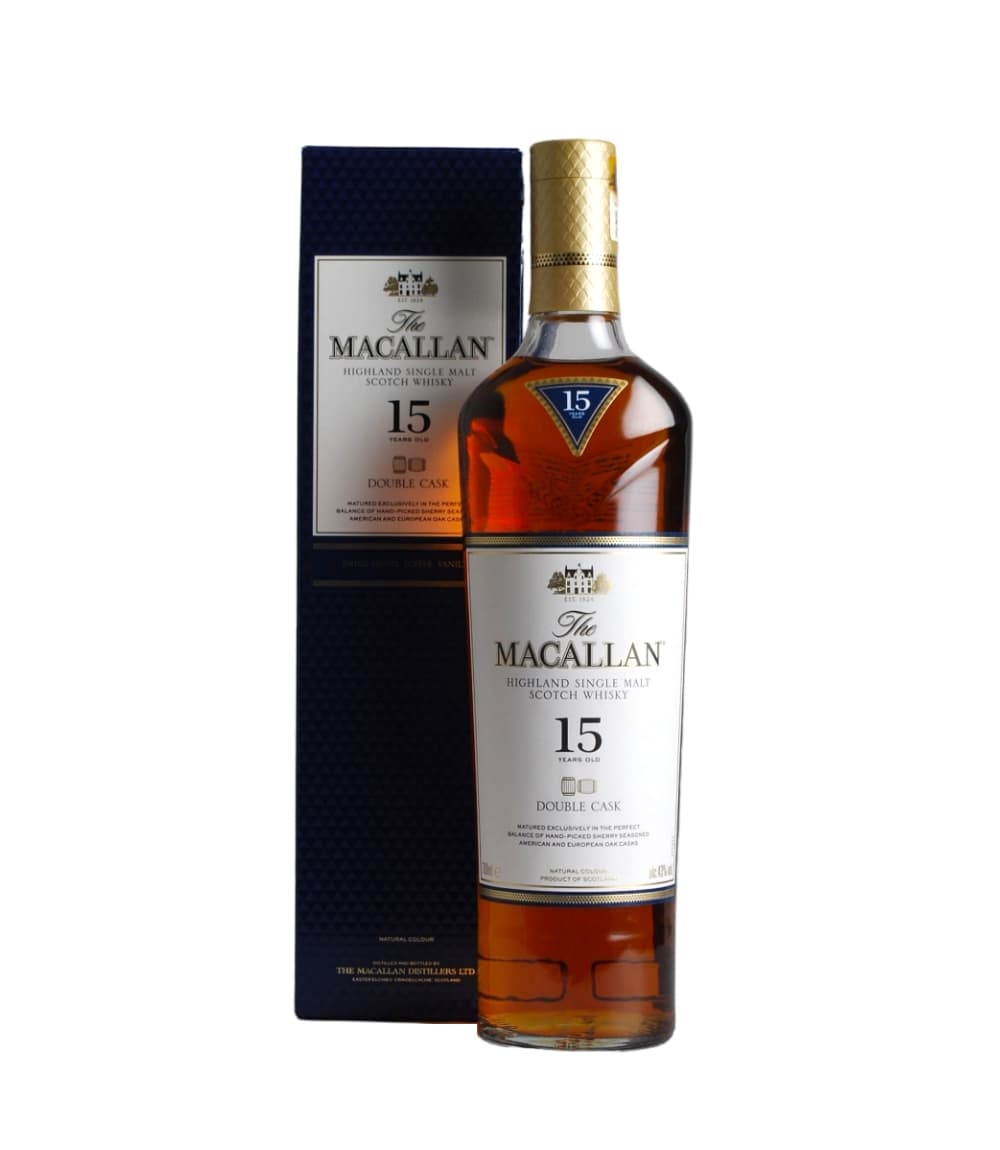 W. THE MACALLAN 15 AÑOS DOUBLE CASK EST. X 700 ML