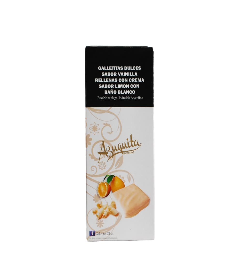 G. AZUQUITA VAINILLA C/LIMON BAÑADA CHOC BLC X160G