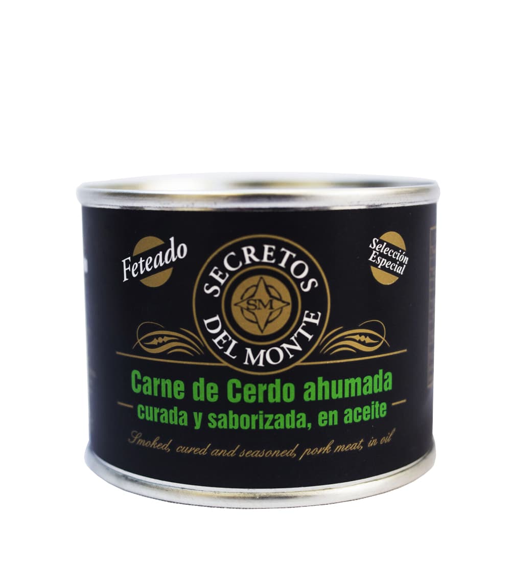SECRETOS DEL MONTE CERDO AHUMADO LATA X 175 GRS