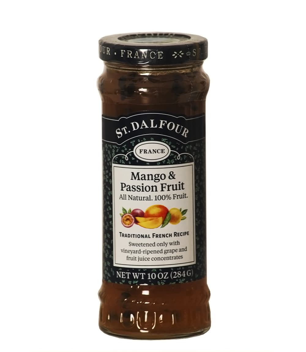 ST. DALFOUR MERMELADA MANGO Y MARACUYA X 284 G