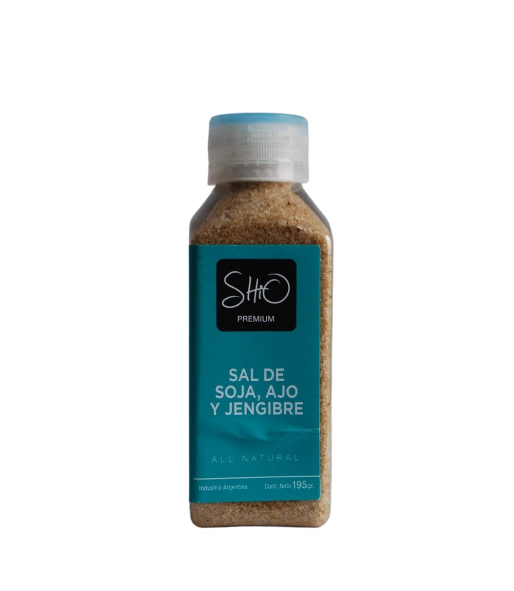 SHIO SAL DE SOJA , JENGIBRE Y AJO X 200 GRS