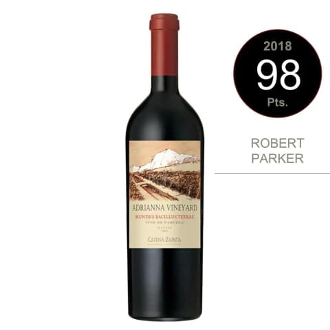 Catena Zapata Adrianna Vineyard Mundus Bacillus Terrae Malbec 2018 (98 Pts Robert Parker)