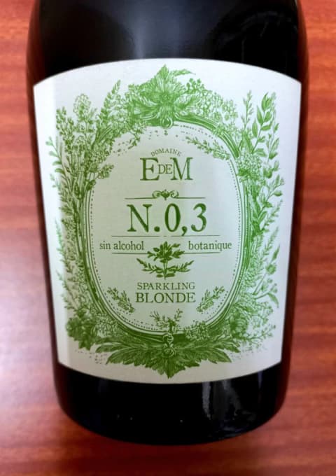 Champagne E de M N. 0,3 Blonde 750 cc 0% Alcohol