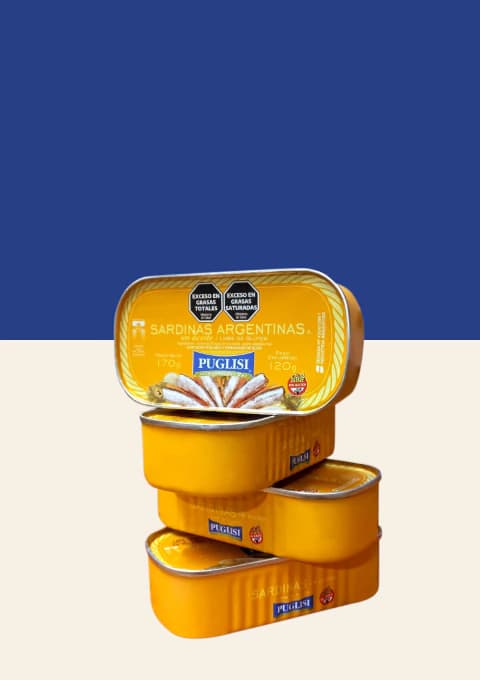 Sardinas Argentinas Puglisi en Aceite Lata 170 g