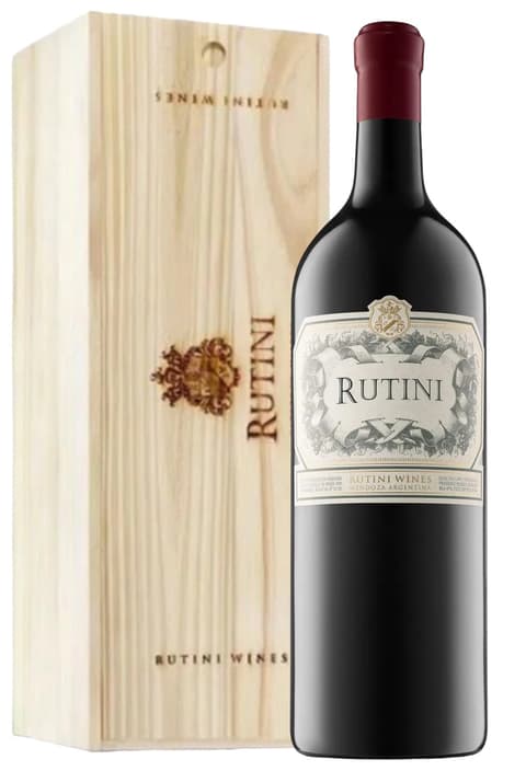 Cofre Madera Rutini Botellon X 3 Litros Malbec año 20224