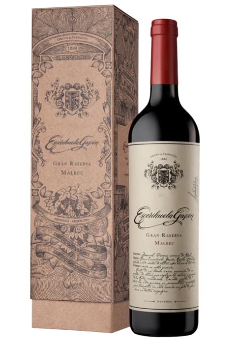 Estuche Vino Escorihuela Gascón Gran Reserva Malbec 750 Nuevo diseño Ml