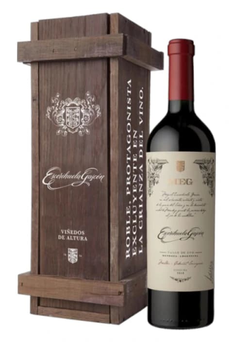 Estuche Madera Vino Meg Malbec-cabernet 750 Ml Año 2021