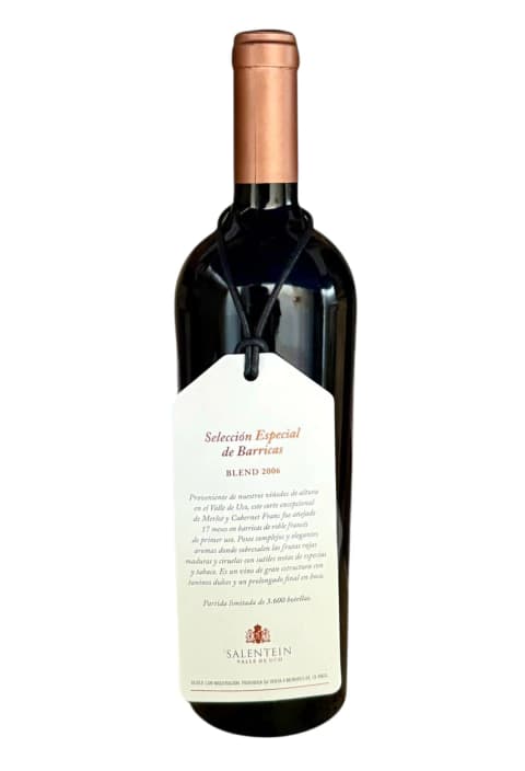 Vino Salentein Seleccion Especial Barricas Blend 2006 750 Ml
