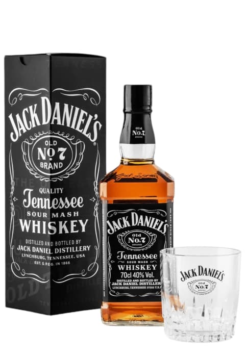 Estuche Jack Daniels N7 Con 1 Vaso