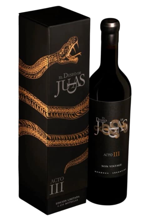 Vino El Deseo de Judas Acto III 750 Ml En Estuche