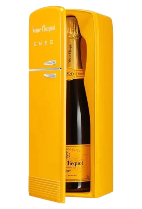 Champagne Veuve Clicquot Brut Heladera Estuche 750 Ml
