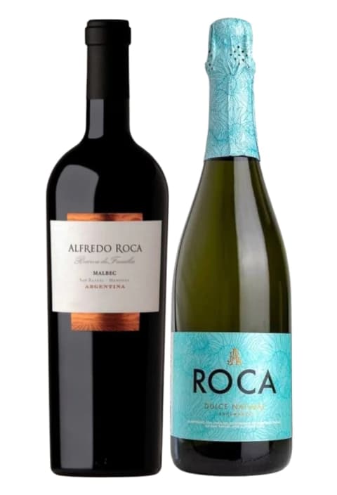 Alfredo Roca Reserva Malbec 750 + Espumante Roca Dulce 750