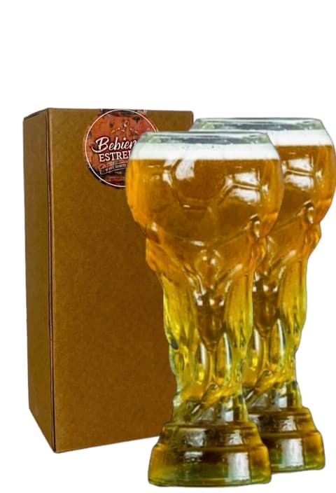 Pack X 2 Copas Del Mundo 400 Ml De Vidrio