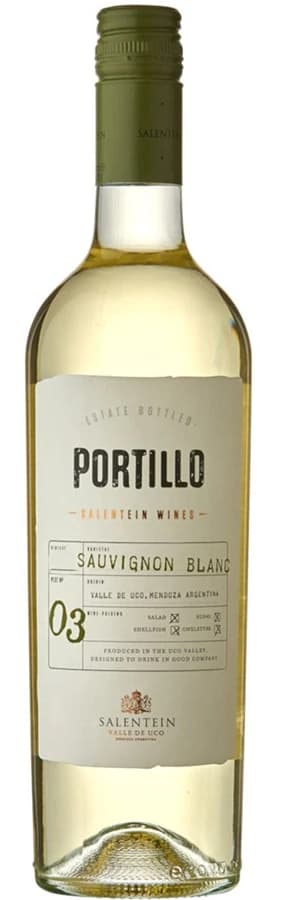 Vino Blanco Sauvignon Blanc 750 Ml Portillo